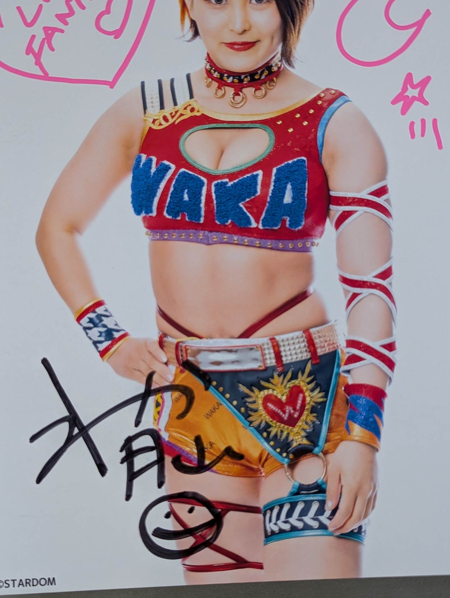 【スタジョ限定】中野たむ★直筆サイン入りアクリルボード★ポートレート★A4 Sareee なつぽい 直筆サイン入り ポートレート A4 Stardom なつぽい