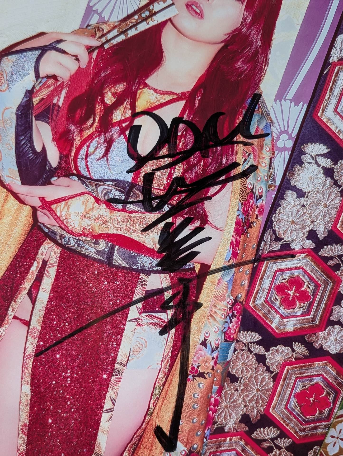 舞華 直筆サイン入り スターダムポートレート(Q-7)