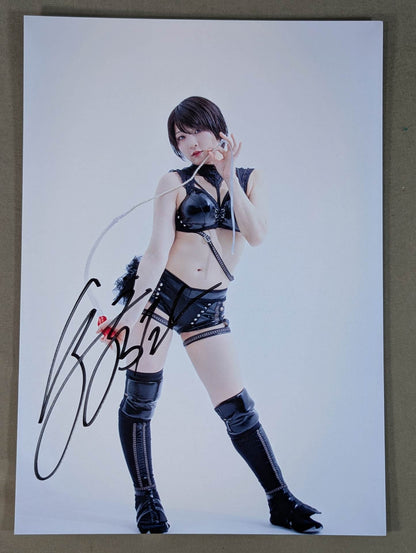 安納サオリ 直筆サイン入り スターダムポートレート(C-6)