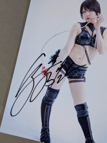 安納サオリ 直筆サイン入り スターダムポートレート(C-6)