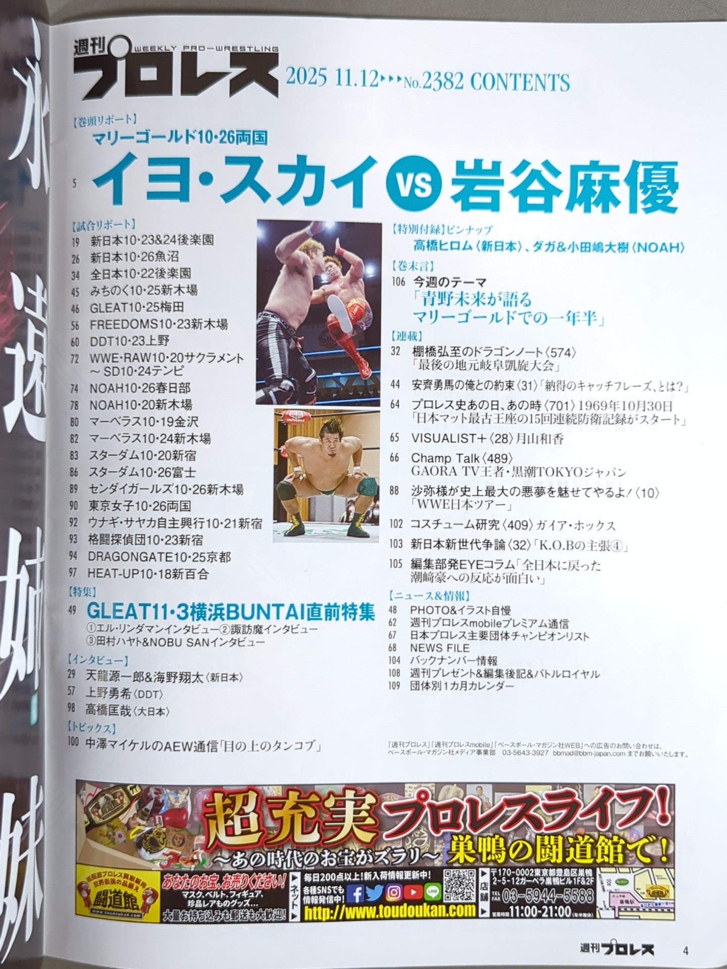週刊プロレス2382