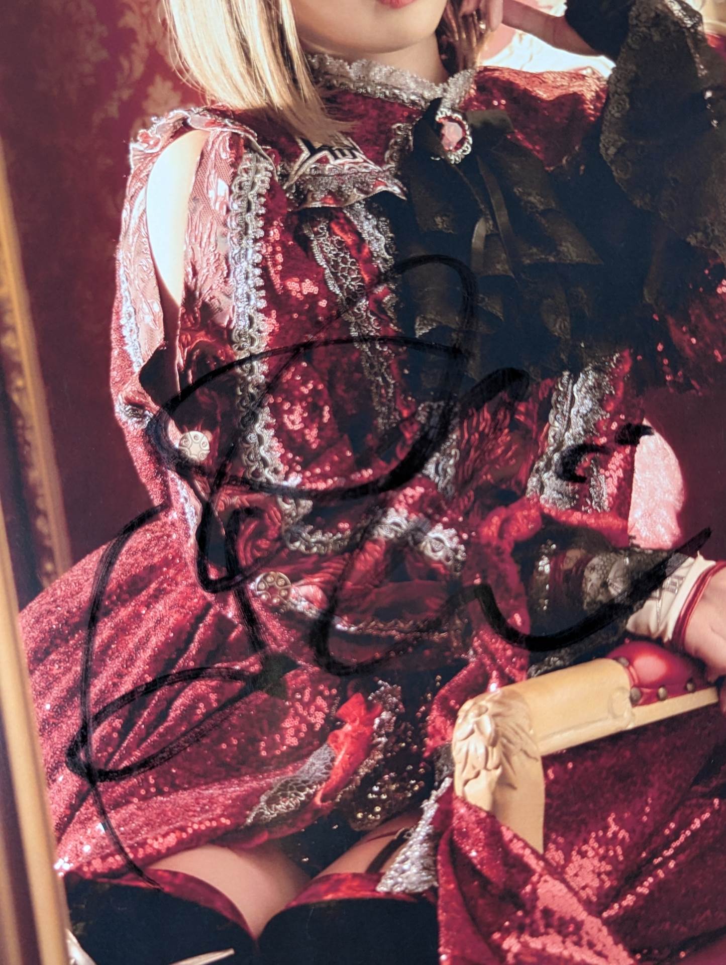 ひめか 直筆サイン入り スターダムポートレート(Q-3)