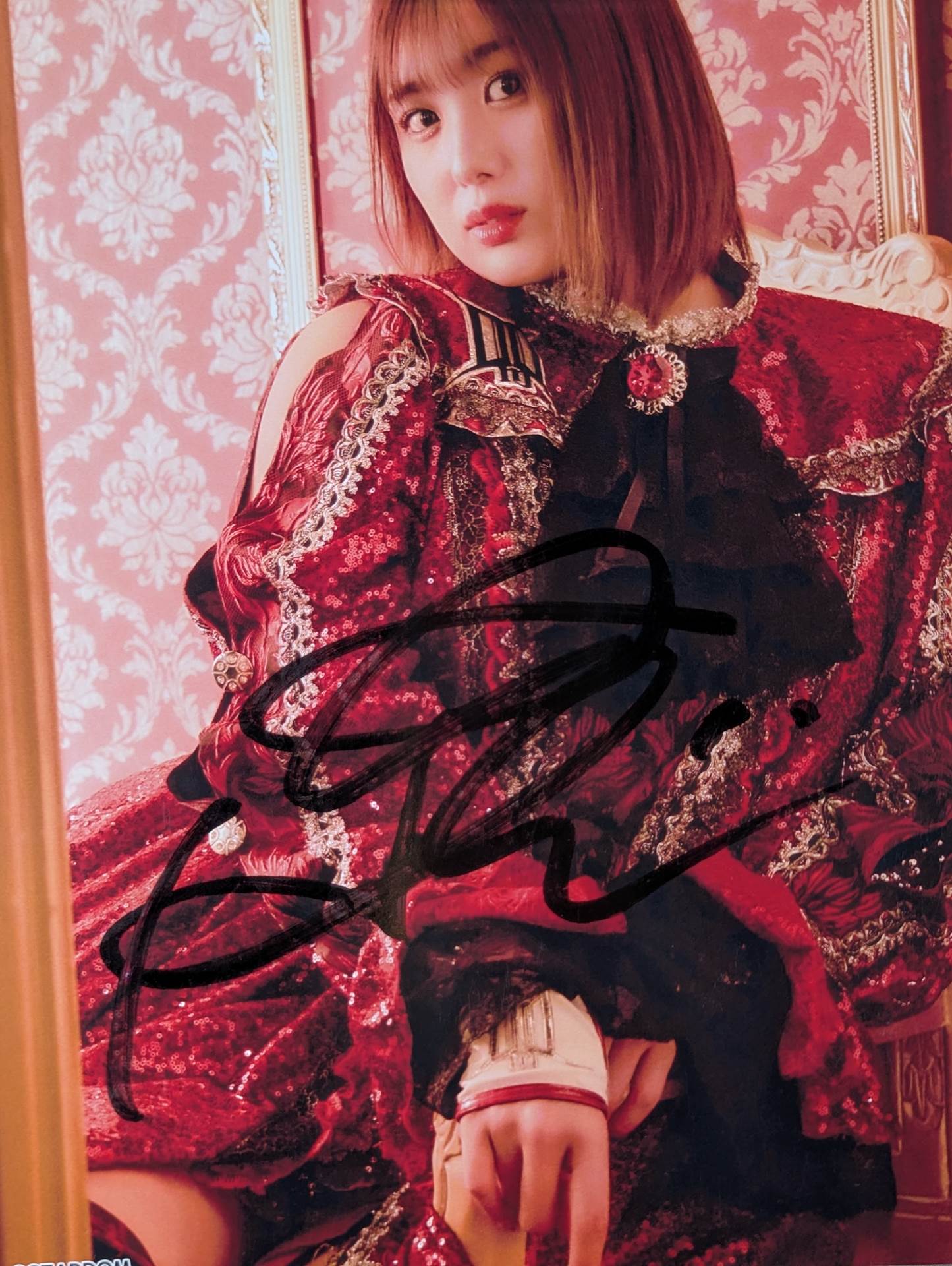 ひめか 直筆サイン入り スターダムポートレート(Q-4)