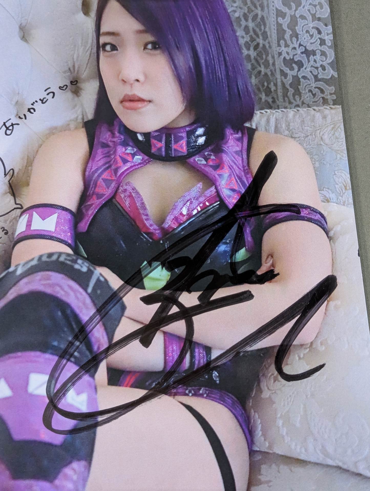 AZM 直筆サイン入り スターダムポートレート(P-1)