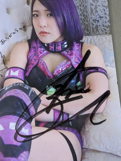 AZM 直筆サイン入り スターダムポートレート(P-1)