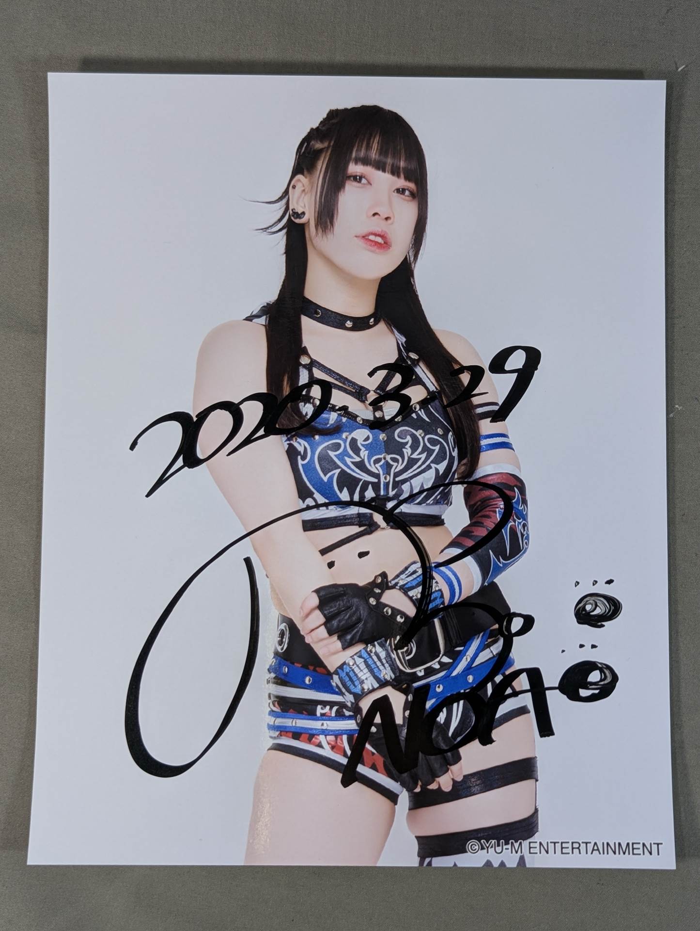 乃蒼ヒカリ 直筆サイン入りポートレート 2枚セット