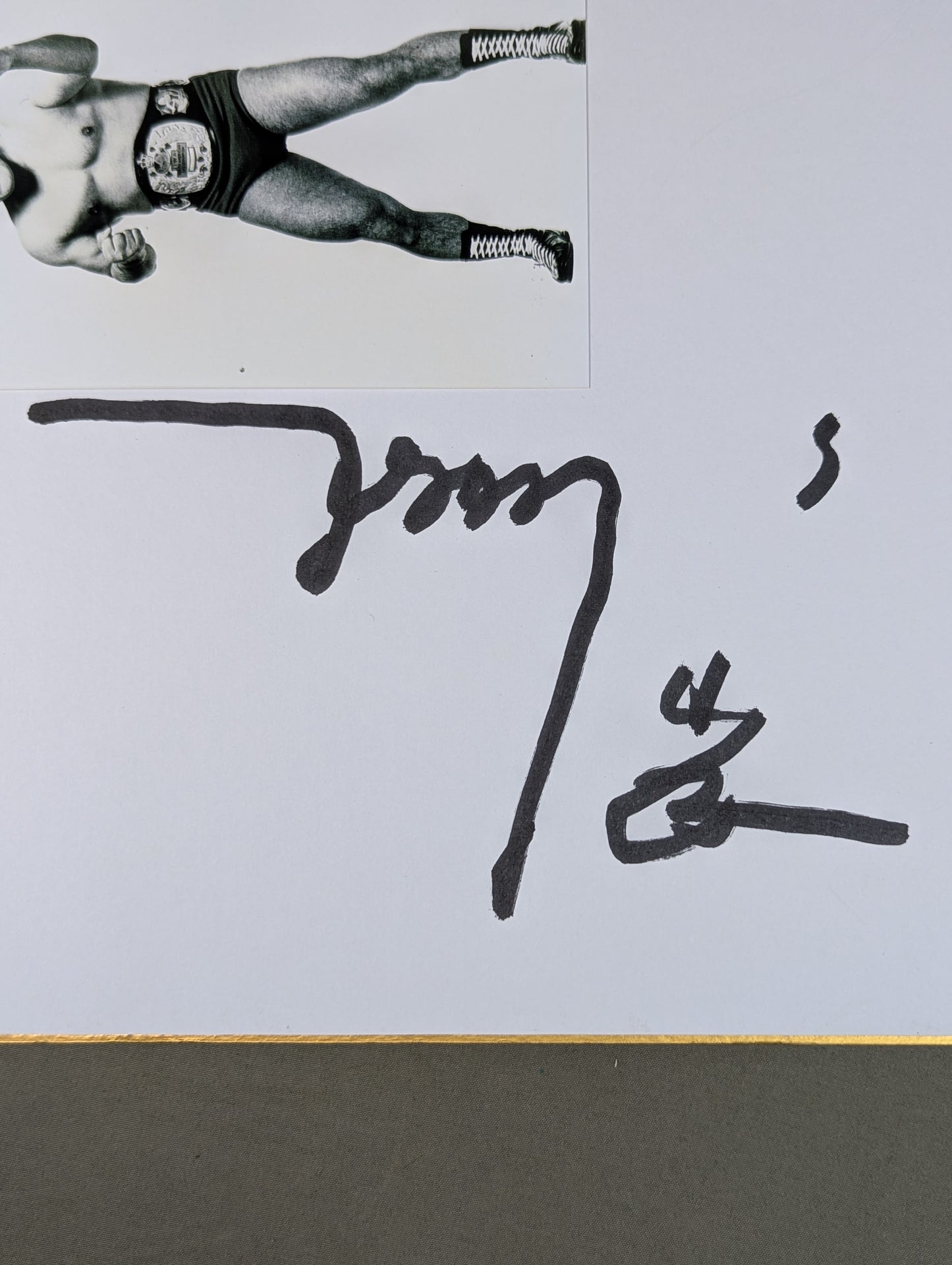 ストロング小林(白黒ブロマイド貼付)