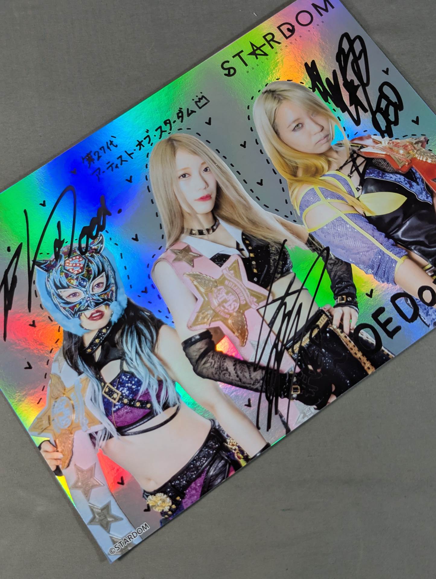 スターライト・キッド＆渡辺桃＆鹿島沙希 キラポートレート(A-1)