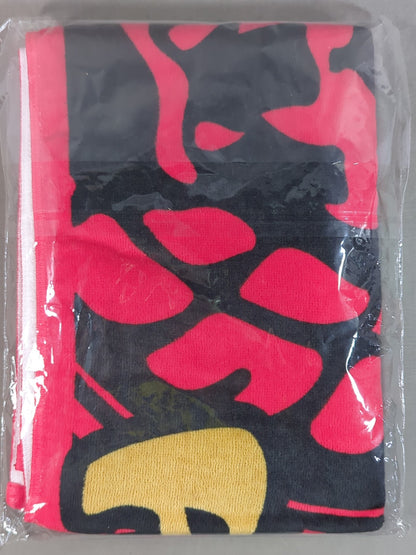 Lion Mark  Sports Towel (Black×Red× Gold, 2025)