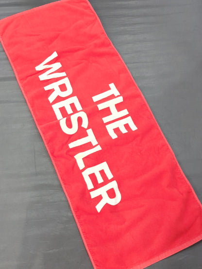 Katsuyori Shibata  "THE WRESTLER" sports towel (red× white)