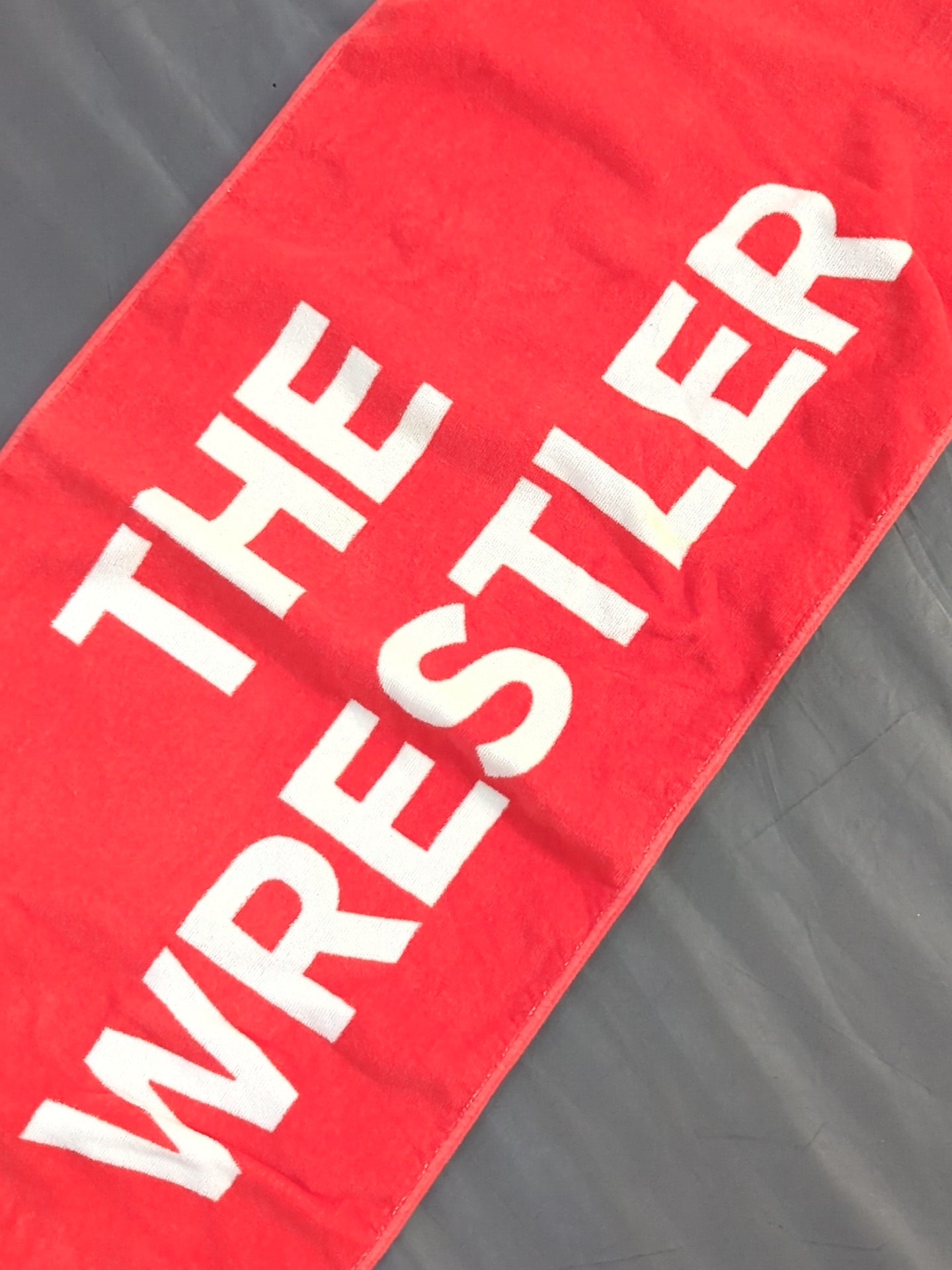 Katsuyori Shibata  "THE WRESTLER" sports towel (red× white)