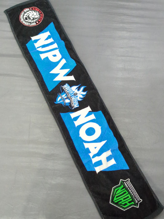 ★NJPW vs NOAH★ WRESTLE KINGDOM16 Tournament Commemorative Muffler Towel