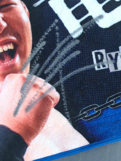 【hand signed autograph】 Ryuki Honda support towel