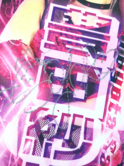 【hand signed autograph】 Saya Toyoda support towel