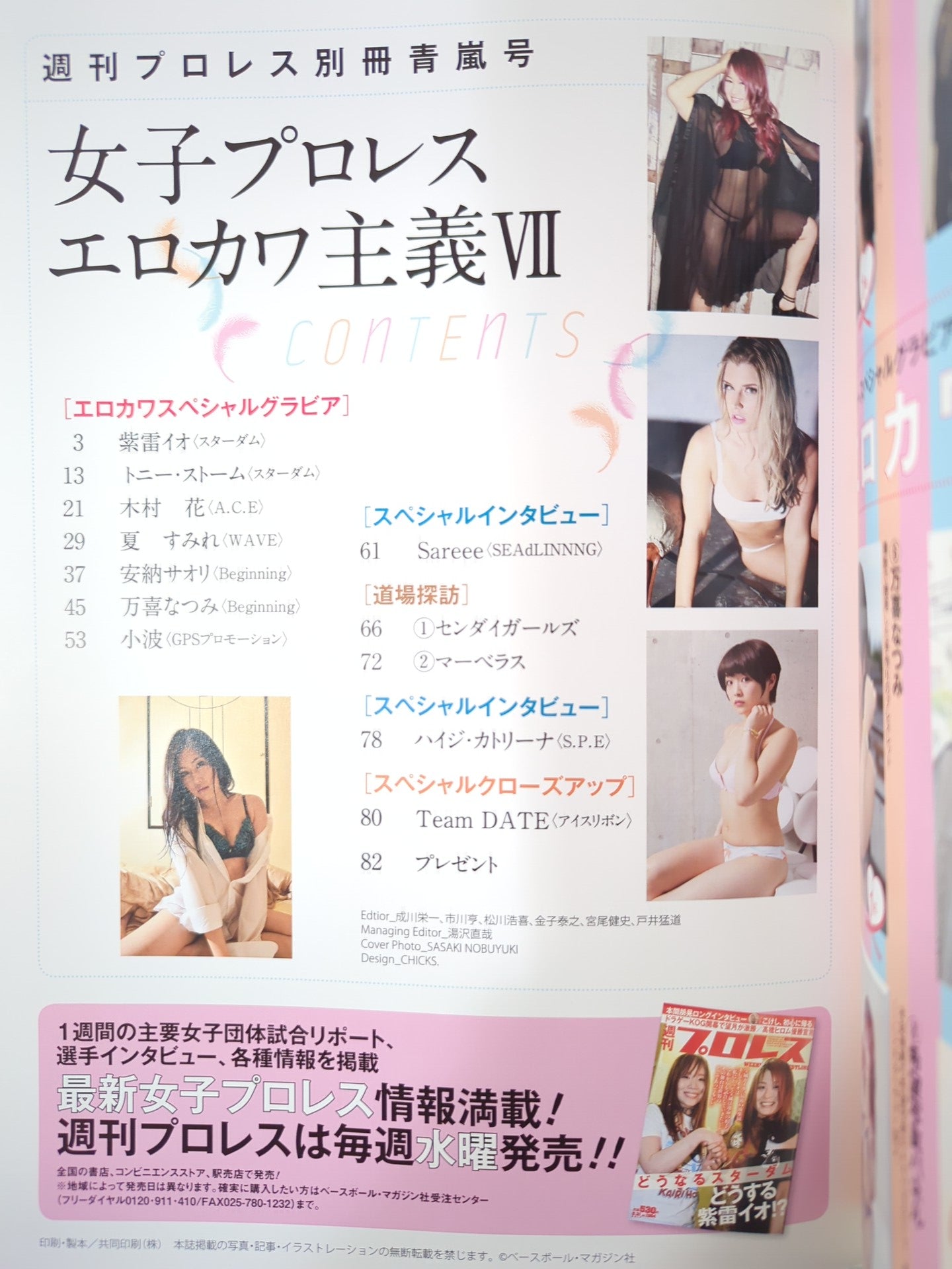 Appendix 141 of Weekly Pro Wrestling  "Women's Pro Wrestling  Erokawa-ism VII."