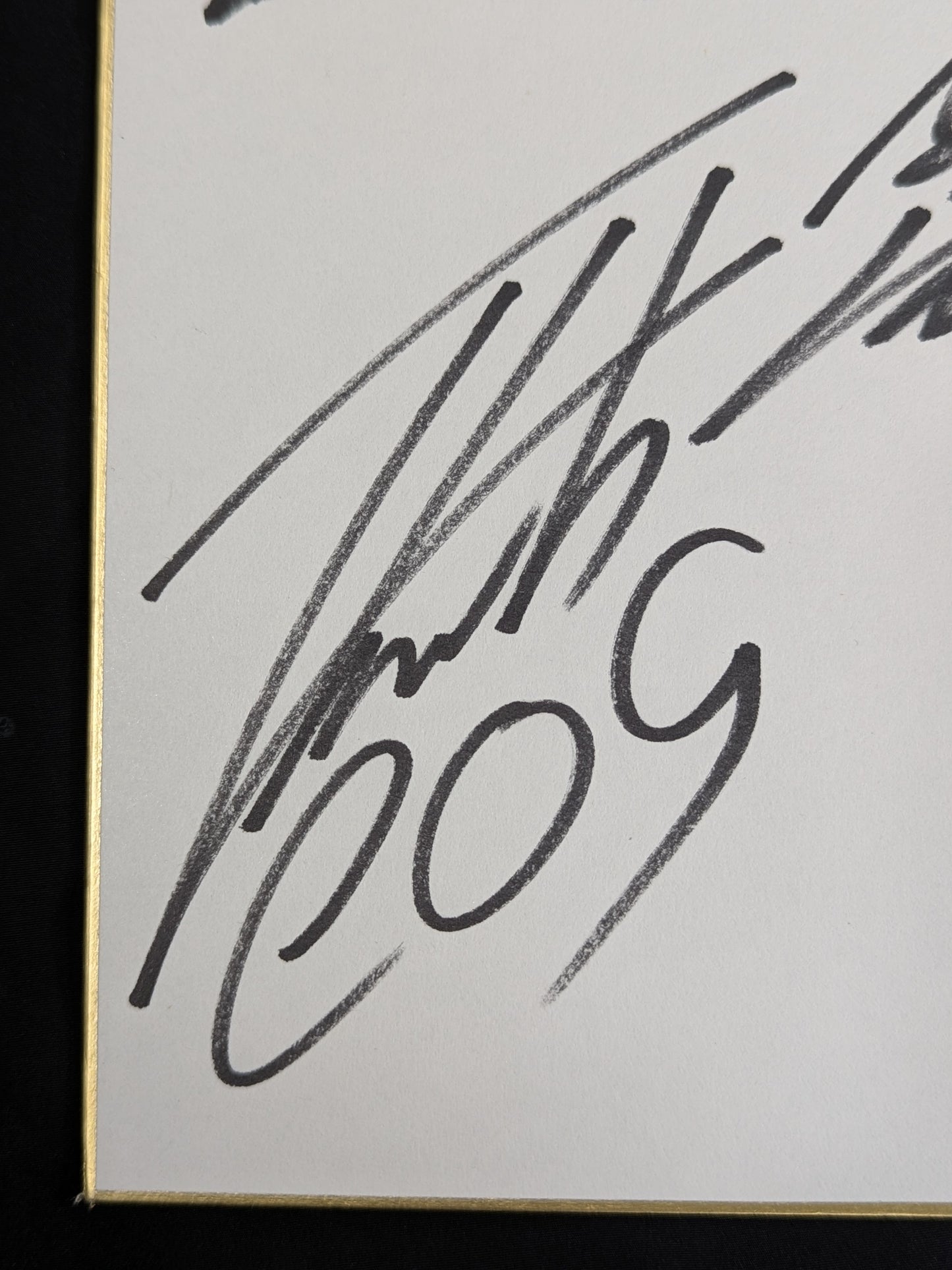 ★ ★ LOS INGOBERNABLES de JAPON 5 fighters  (Lion Mark Shikishi ( Autograph board ) )