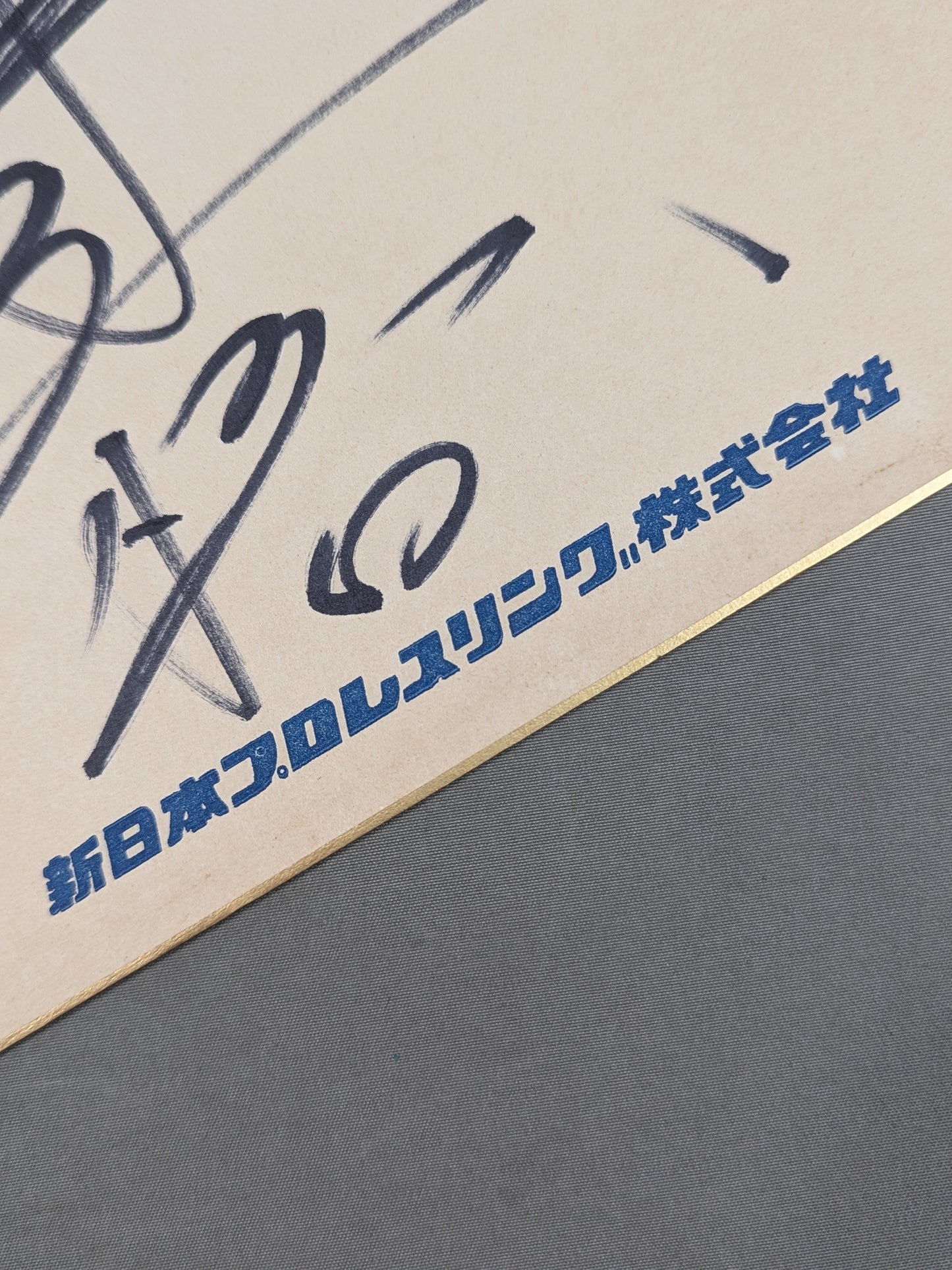 Kengo Kimura (New Japan Pro Wrestling only) Shikishi ( Autograph board ) )