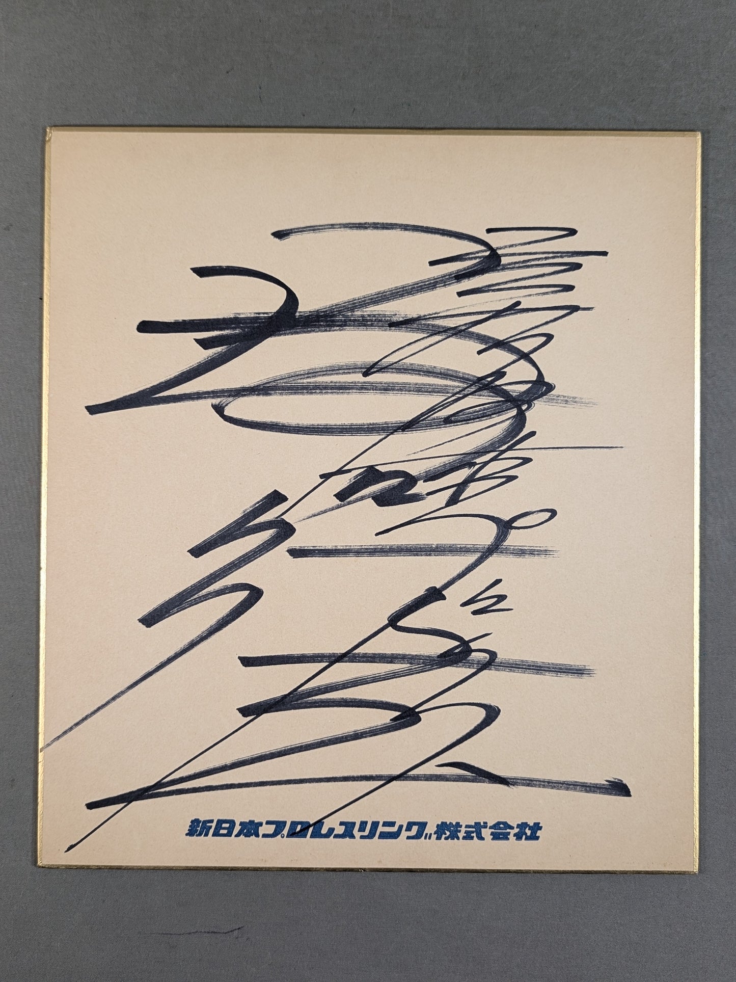 Seiji Sakaguchi (New Japan Pro Wrestling  only) Shikishi ( Autograph board ) )