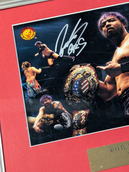 ★IWGP・US★ KENTA New Japan Pro Wrestling Hand signed autograph photo frame