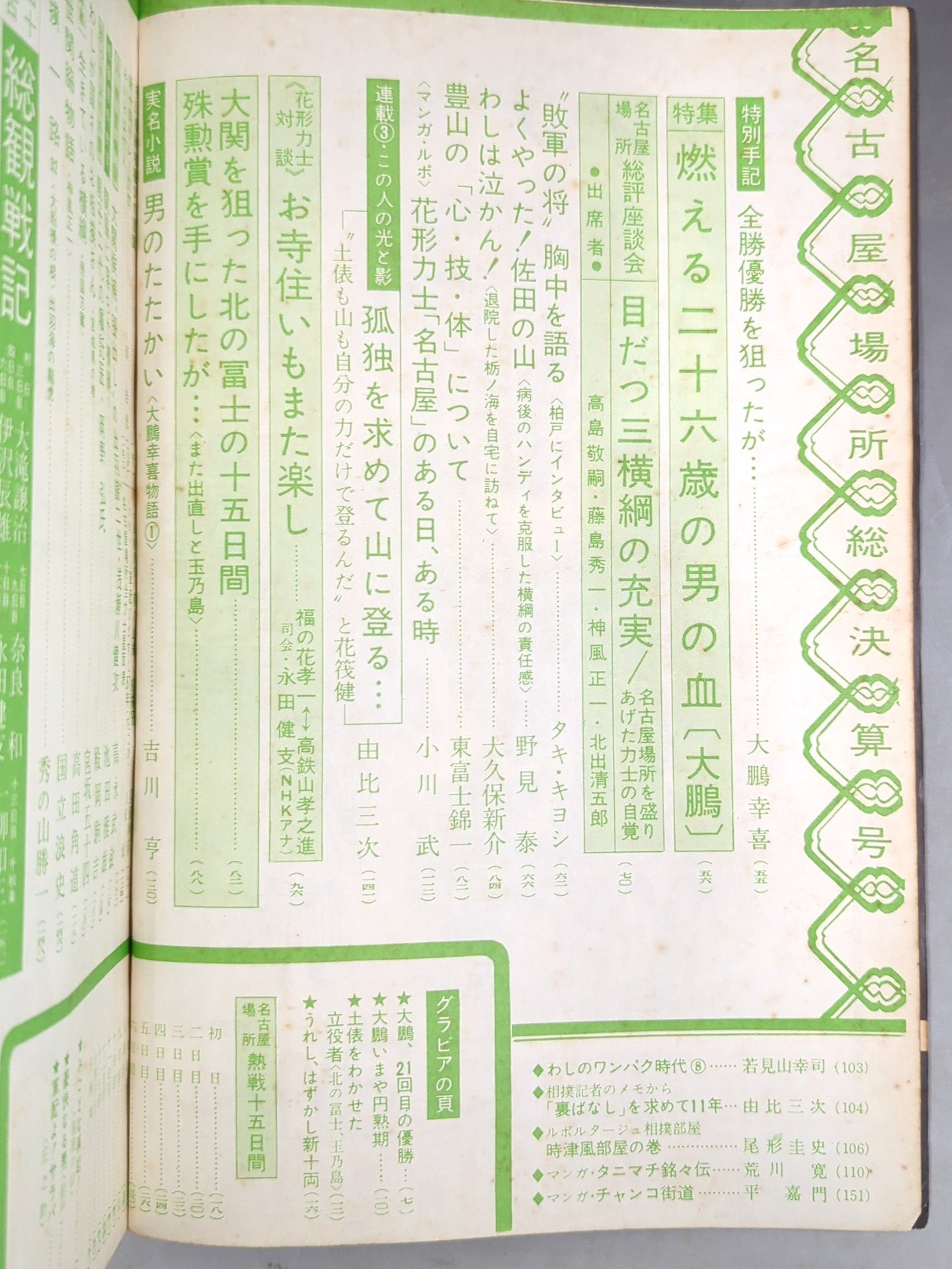 Sumo August 1966 issue