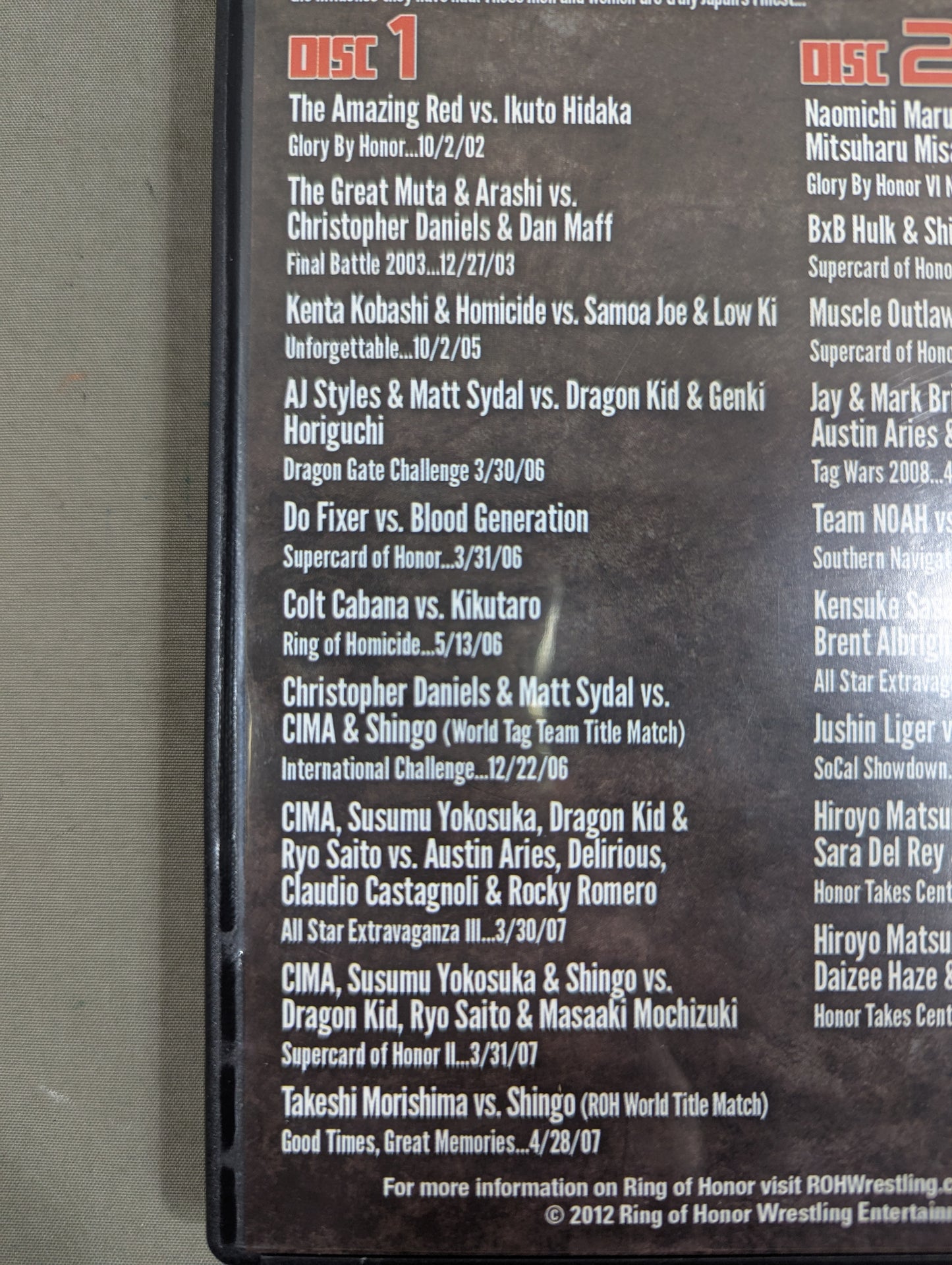 ROH JAPAN’S FINEST