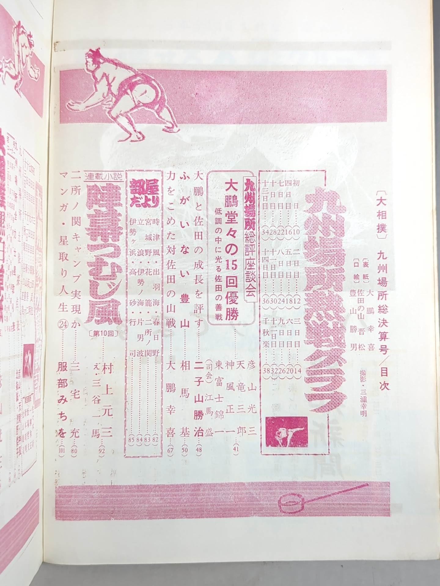 Grand Sumo December 1964 issue