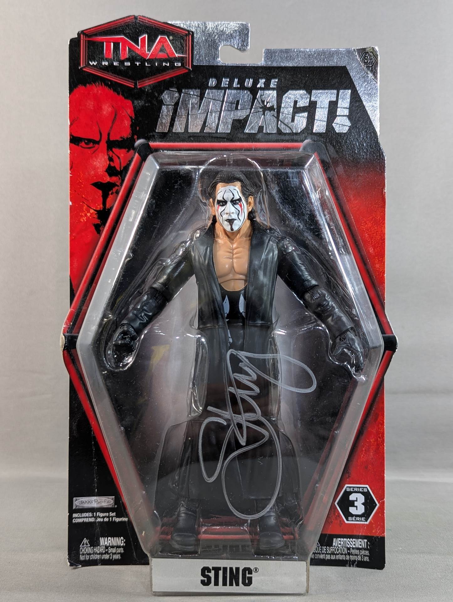 【hand signed autograph】  Sting  (white paint) )