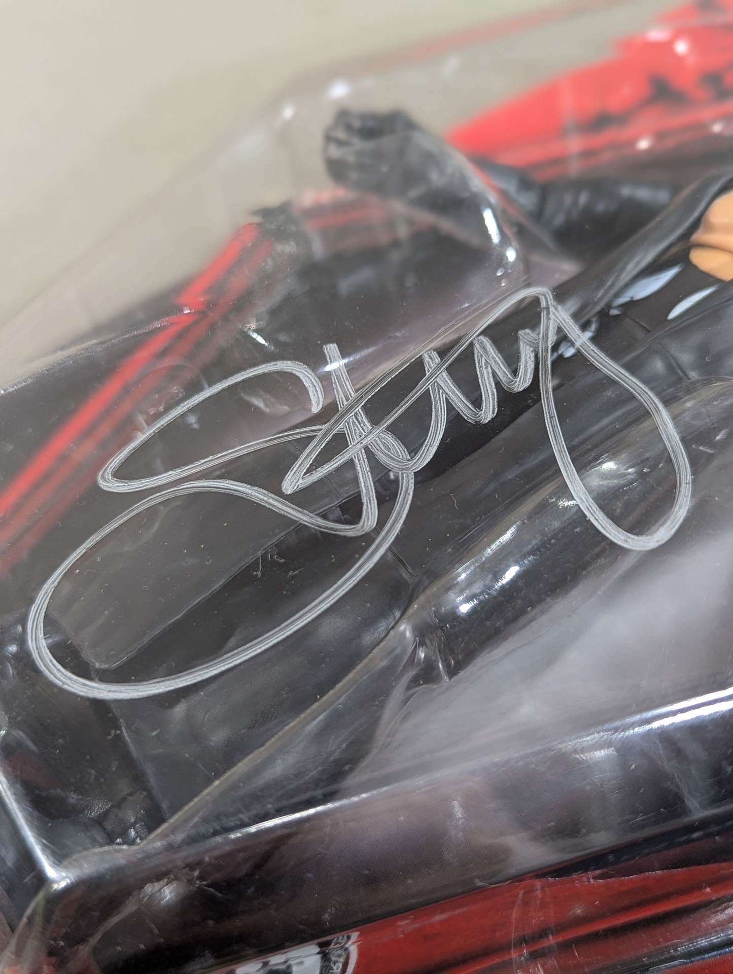 【hand signed autograph】  Sting  (white paint) )