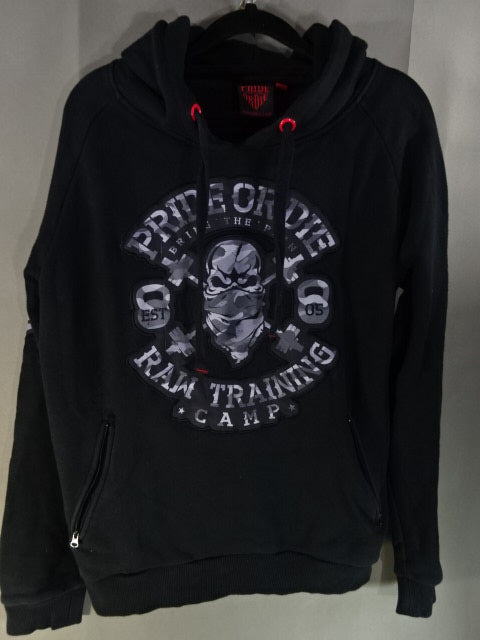 PRIDE OR DIE Pullover Hoodie  (1) (Black)