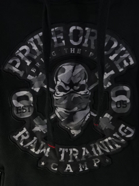 PRIDE OR DIE Pullover Hoodie  (1) (Black)