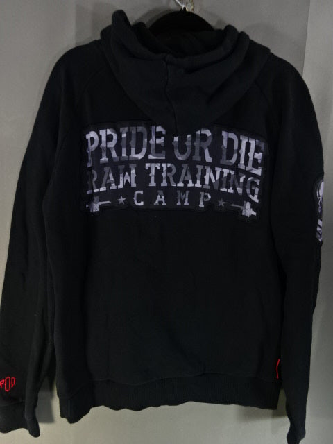 PRIDE OR DIE Pullover Hoodie  (1) (Black)