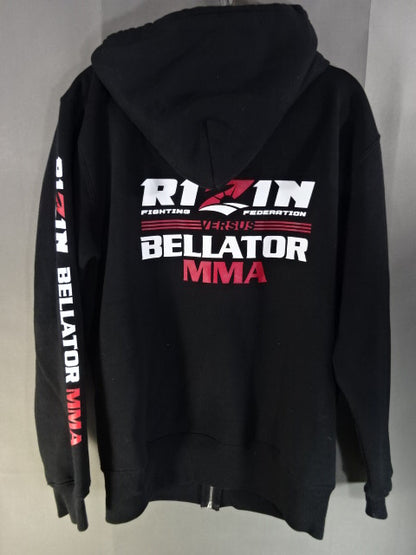RIZIN ×BELLATOR Zip hoodie 