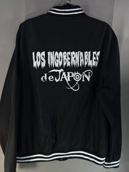 L.I.J. Lightweight Stadium zip-up jacket (1) (Black× White)