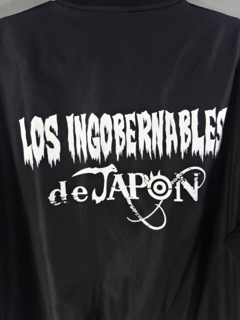 L.I.J. Lightweight Stadium zip-up jacket (1) (Black× White)