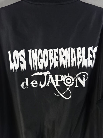 L.I.J. Lightweight Stadium zip-up jacket (1) (Black× White)