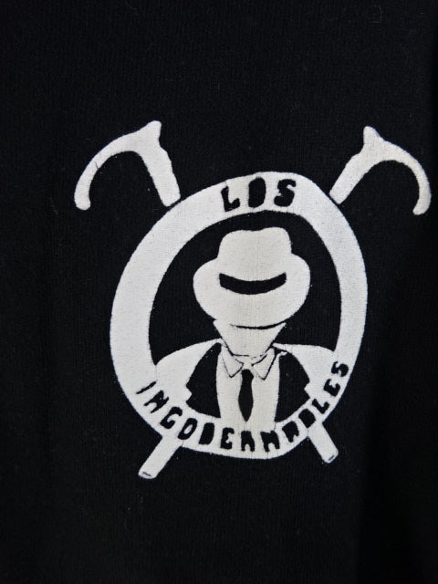 Tetsuya Naito Zip hoodie  (Reprint Edition / Black× White)