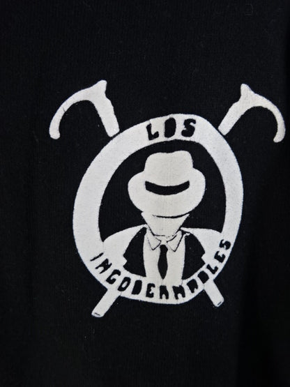 Tetsuya Naito Zip hoodie  (Reprint Edition / Black× White)