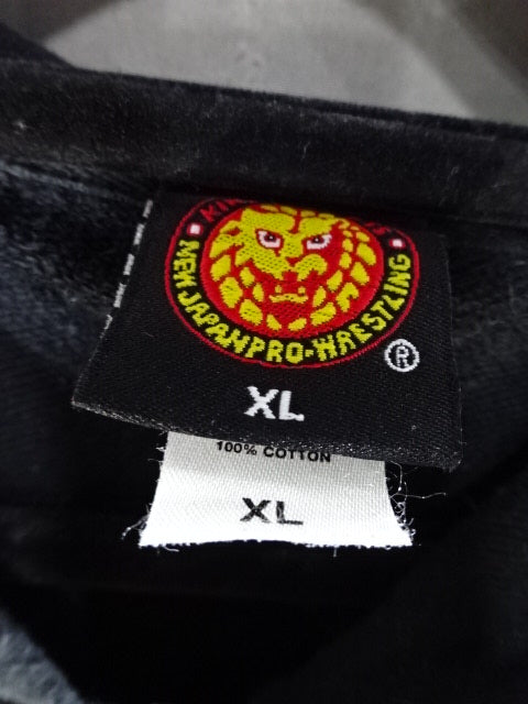 Tetsuya Naito Zip hoodie  (Reprint Edition / Black× White)