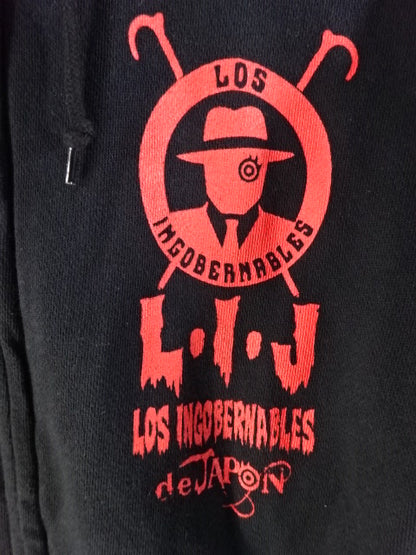 Tetsuya Naito Zip hoodie  (2) (Black×Red)