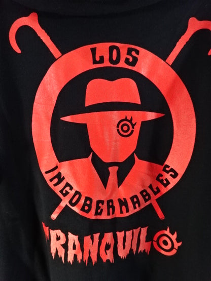 Tetsuya Naito Zip hoodie  (2) (Black×Red)