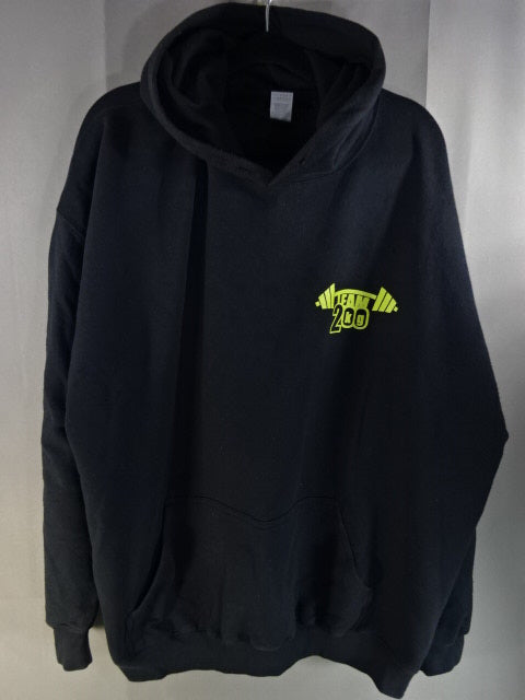 Team 200kg (Chihiro Hashimoto  & Yuu) Pullover hoodie (1) (black)