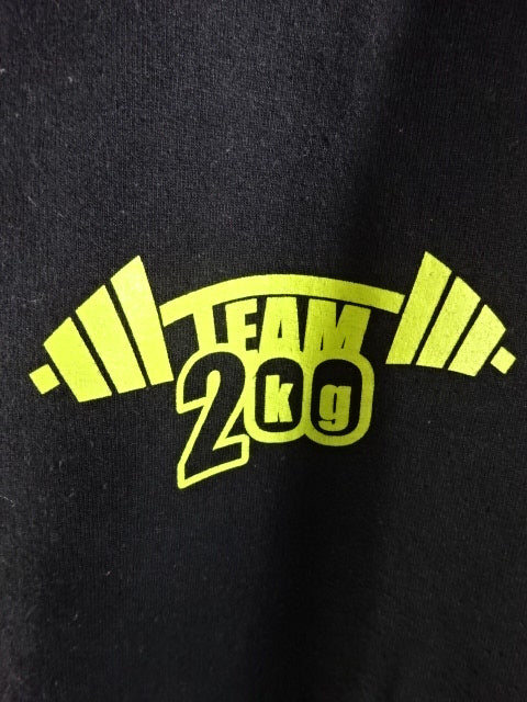Team 200kg (Chihiro Hashimoto  & Yuu) Pullover hoodie (1) (black)