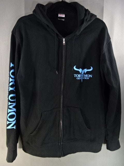 DRAGON GATE Logo Zip Hoodie  (2) (Black)