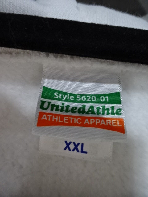 Jun Kasai  CRAZY TILL DEATH Zip hoodie (1) (White)