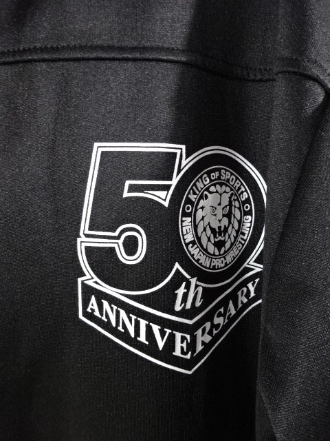 New Japan Pro Wrestling × Shimamura Lion Mark Jersey Jackets (4) (50th / Black)