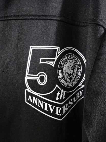 New Japan Pro Wrestling × Shimamura Lion Mark Jersey Jackets (4) (50th / Black)