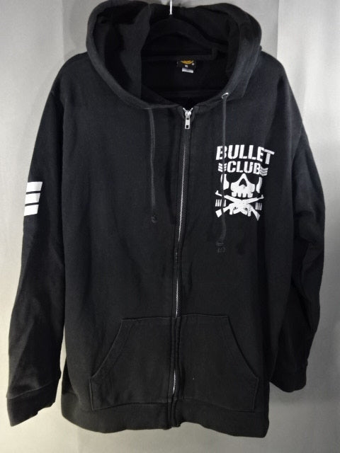 BULLET CLUB Zip Hoodie  (1) (Black)
