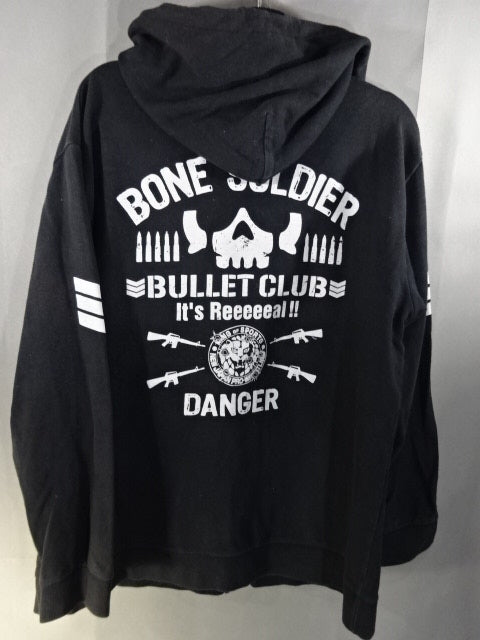 BULLET CLUB Zip Hoodie  (1) (Black)