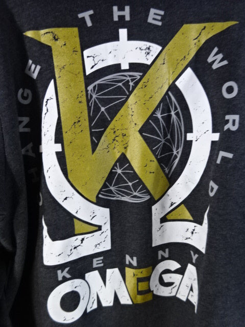 AEW ケニー・オメガ ジップパーカー①(ダークグレー)