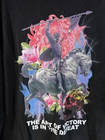 LAZY GOD (Ulka Sasaki  brand) "THE ART OF VICTORY IS IN THE DEFEAT Sweatshirt